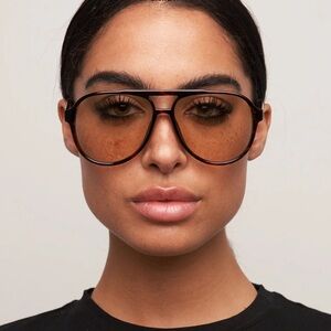 Tortoiseshell Oversized Sunglasses by Otra